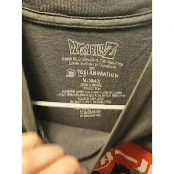 Dragonball Z Graphic Medium Gray Short Sleeve T-Shirt CR4 - Picture 3 of 5